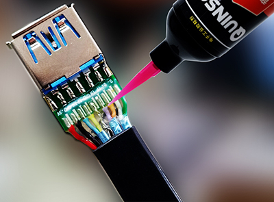 USB线束加固焊点保护UV胶